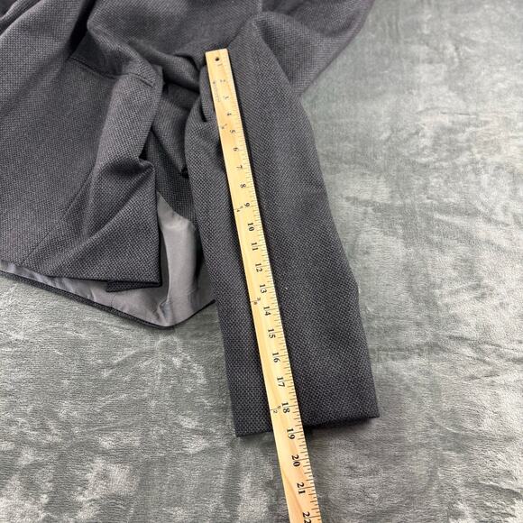 Hugo Boss Blazer Men’s 44L 100% Virgin Wool Ermenegildo Zegna Cloth Herringbone - Picture 14 of 16